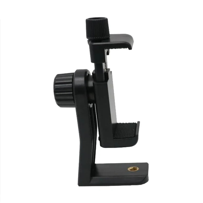Rotatable Tripod Phone Mount Holder with Standard Screw Adapter, Digital Camera Bracket, Compatible with iPhone and Most Cellphones