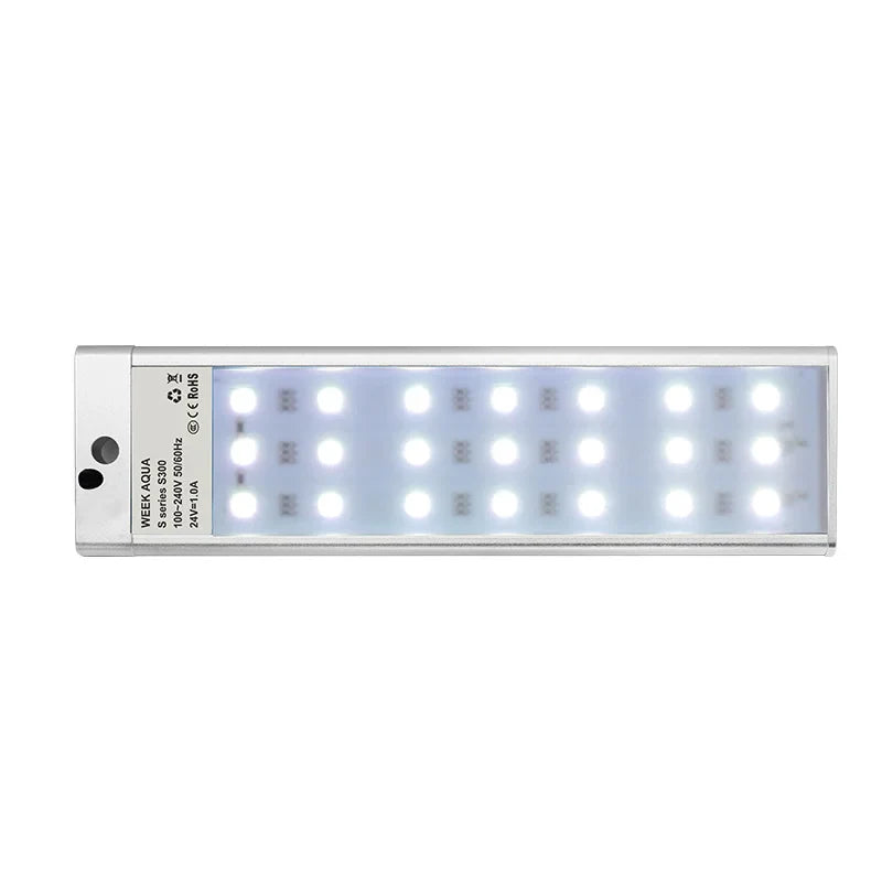 Week Aqua S Series WRGB Fishing Lamp – ADA Style LED Light for Aquariums, Fish Tanks, Fishbowls & Aquascaping Decoration