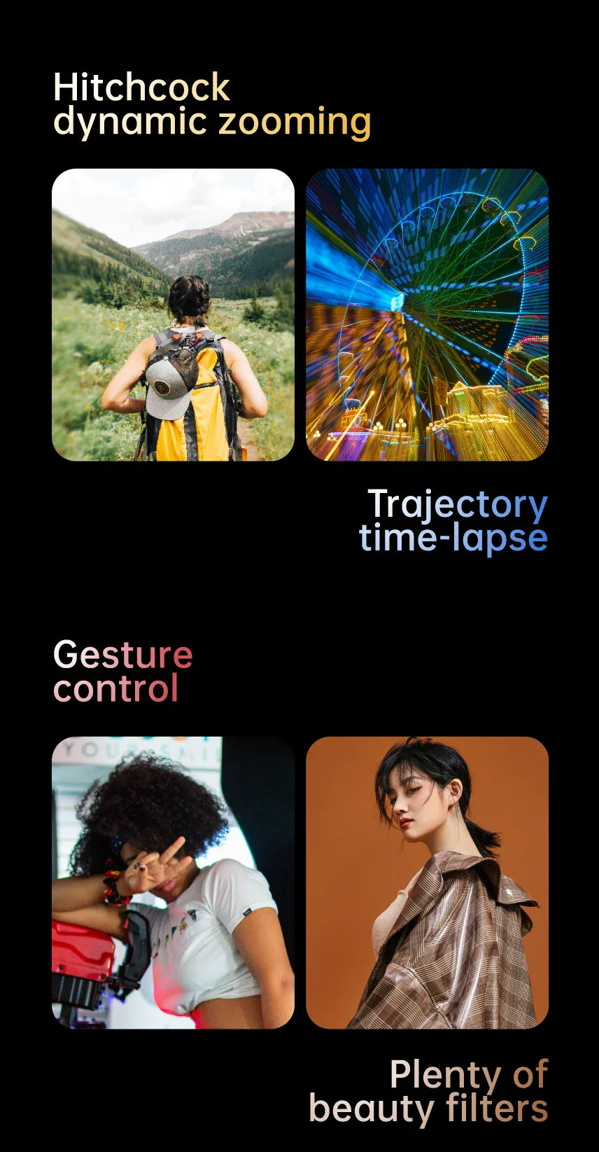 AOCHUAN 3-Axis Handheld Gimbal Stabilizer – SmartXE for iPhone & Android, AI Face Tracking for TikTok & Vlog Videos