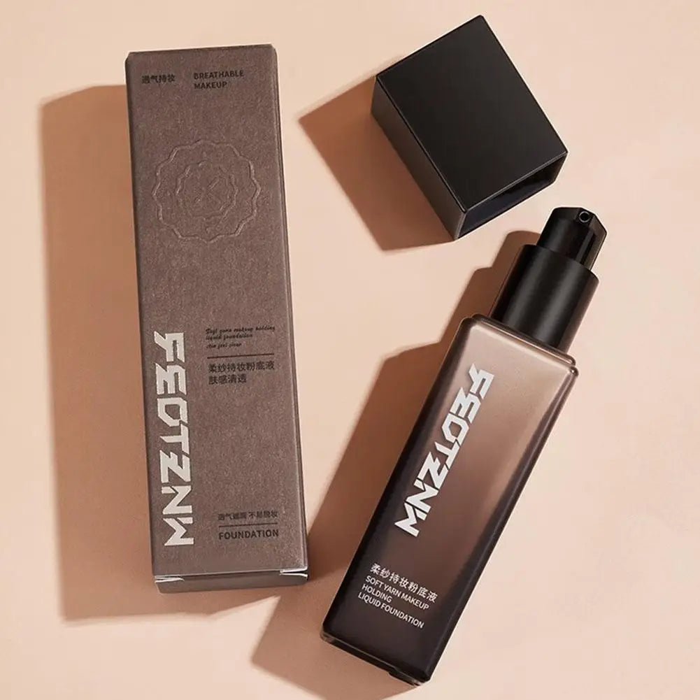 30g Liquid Foundation – Full Coverage, Waterproof & Hydrating Makeup for Natural White Longwear Face Concealer Care