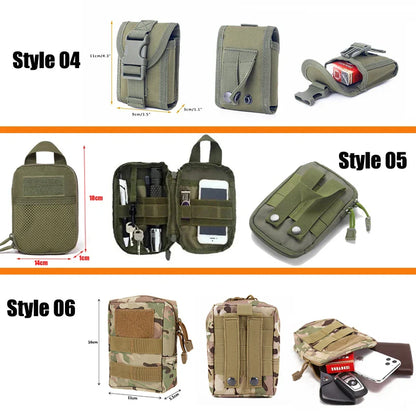 Military Gear Waist Bag: Tactical Molle Pouch for Men - Camping & Hunting Phone Accessories - Army EDC Pack & Fanny Pack Essential