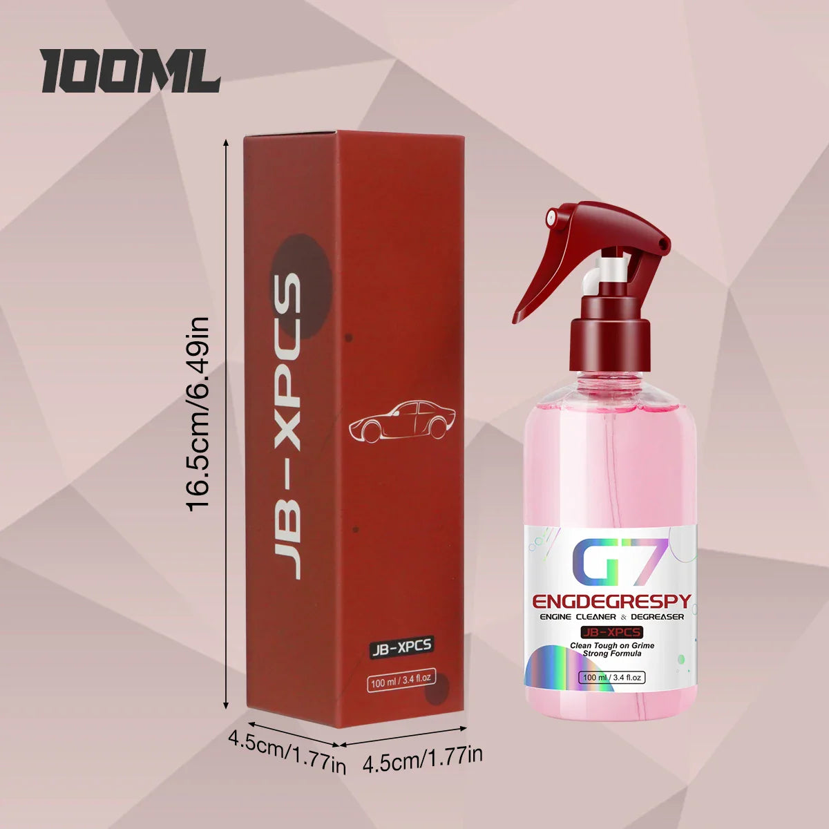 Engine Bay Cleaner | Powerful Decontamination & Oil, Dust, Grease Remover for Engine Compartment