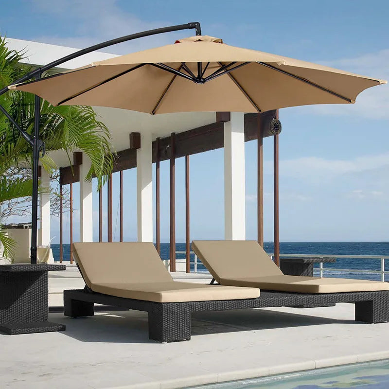 Waterproof Garden Umbrella Replacement Cover – UV Protection Sunshade Canopy for Outdoor Patio, Beach & Garden (2m/2.7m/3m)