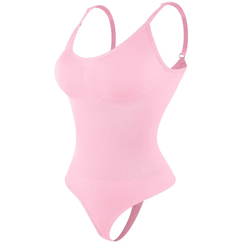Women’s Full Body Shapewear Bodysuit – Smoothing Thong Body Shaper Sculpting Slimming Underwear