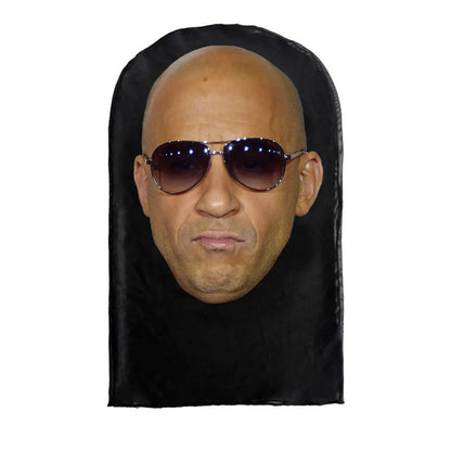 3D Printed Kanye Mask – Elastic Mesh Full Face Cosplay & Party Hood for Men & Women, Hip Hop Streetwear Balaclava