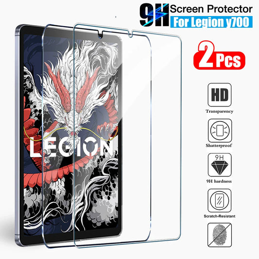 2PCS Tempered Glass Screen Protector for Lenovo Legion Y700 2025/2023 8.8" – Fits 3rd & 2nd Gen Tablets