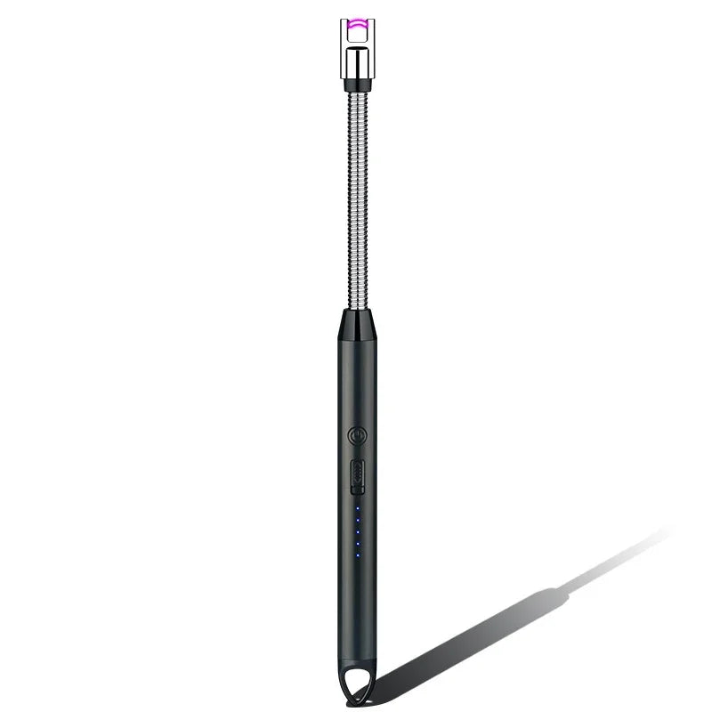 USB Rechargeable Windproof Arc Lighter – Electric Plasma Ignition Tool for Gas Stoves, Candles, BBQ & Outdoor Camping Use