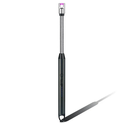 USB Rechargeable Windproof Arc Lighter – Electric Plasma Ignition Tool for Gas Stoves, Candles, BBQ & Outdoor Camping Use