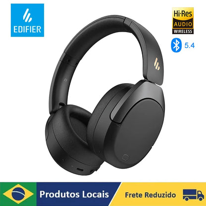 Edifier W830NB Wireless Bluetooth 5.4 Headphones | Active Noise Cancelling Hi-Res Over-Ear Headset, LDAC, Foldable, 94H Playtime