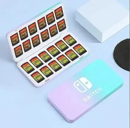 DATA FROG 24-in-1 Game Card Case – Hard Shell Storage Box for Nintendo Switch/Lite/OLED Accessories