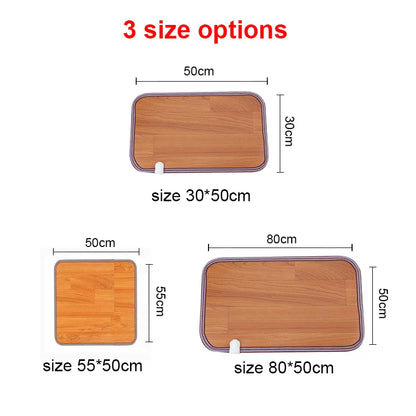220V Electric Heating Foot Mat - Winter Warm Feet Heater Pad for Home and Office, Thermal Leather Household Floor Heater