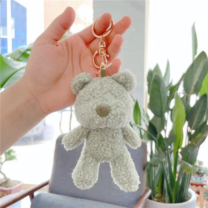 Doctor Teddy Bear Plush Toy – Small Sitting Doctor Bear Doll Pendant for Kids, Students & Graduation Gifts