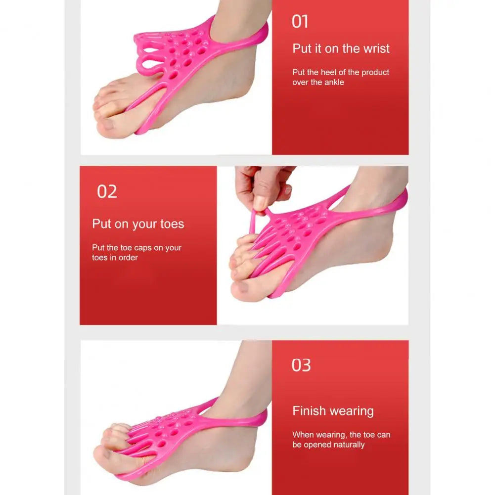 Toe Valgus Corrector Belt | Elasticity Pulling Force for Toe Exercise | Muscle Reflexology Foot Stretching Yoga Belt