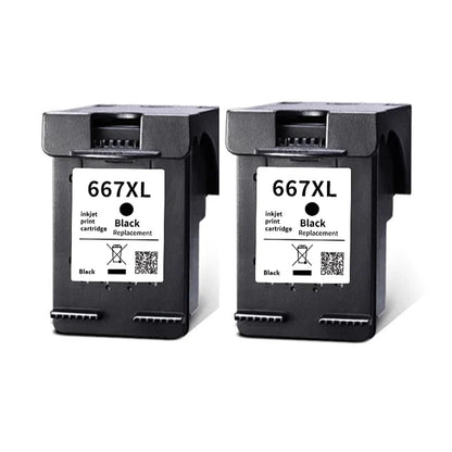 HP 667XL Ink Cartridge - Compatible Replacement for DeskJet Ink Advantage 1275, 2374, 2375, 2376, 2775, 2776 & 6475 Series
