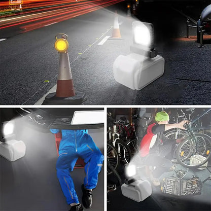 21V Electric Tool with Universal Lithium Battery – LED Work Light & Floodlight for Auto Repair, Outdoor Construction & Long-Term Use