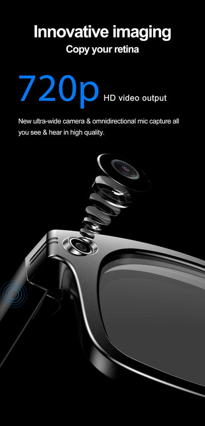 Xiaomi W600 Smart Glasses — AI Intelligent Sunglasses with Camera, Video Recording, Bluetooth Music & Calls, IP65 Waterproof