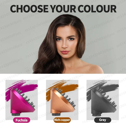Hair Styler Nozzle for Dyson Airwrap HS01/HS05 & Sencicimen X9 – Multi Hair Curler & Smoothing Brush Attachment