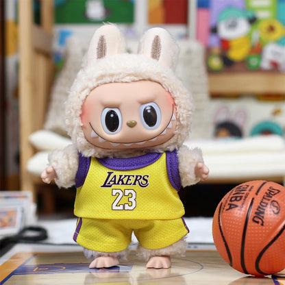 17cm Mini Plush Doll Clothing - Basketball Player Outfit for Idol Dolls & Accessories
