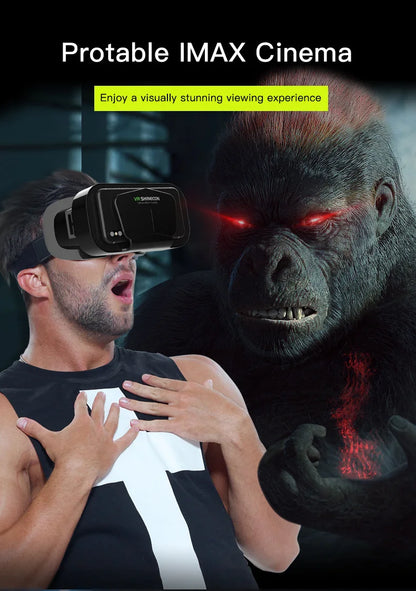 VR Glasses Virtual Reality Headset – 3D Lenses Smart Goggles for Smartphones, Mobile Game Accessory