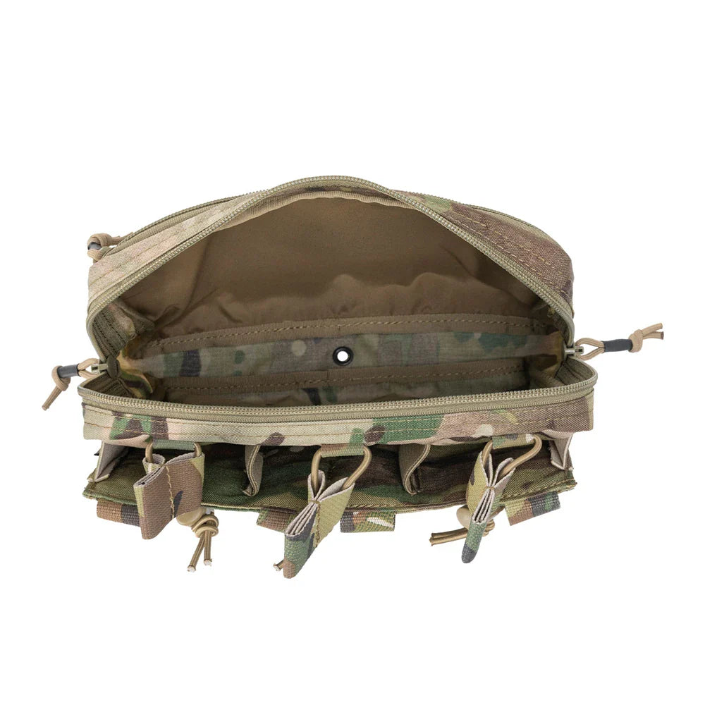 Tactical MOLLE Triple Magazine Pouch – Open-Top Universal Cartridge Holder & Accessories Bag