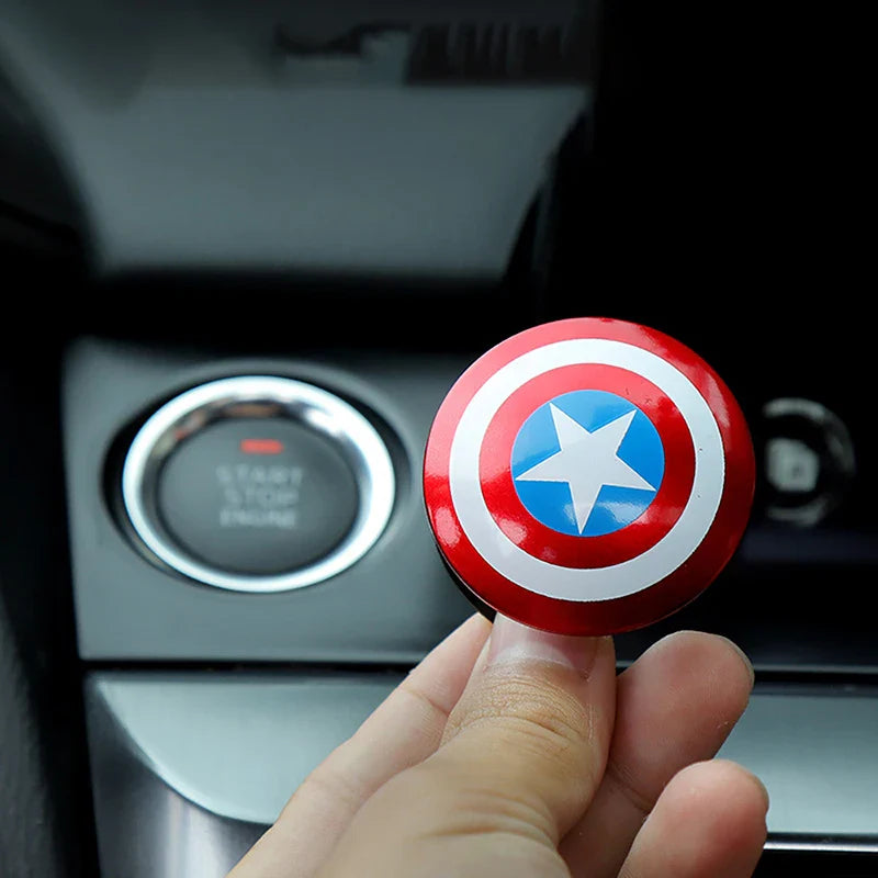 Iron Man & Spider-Man Car Ignition Switch Cover – Batman Sticker, Protective Trim Accessories & Gifts