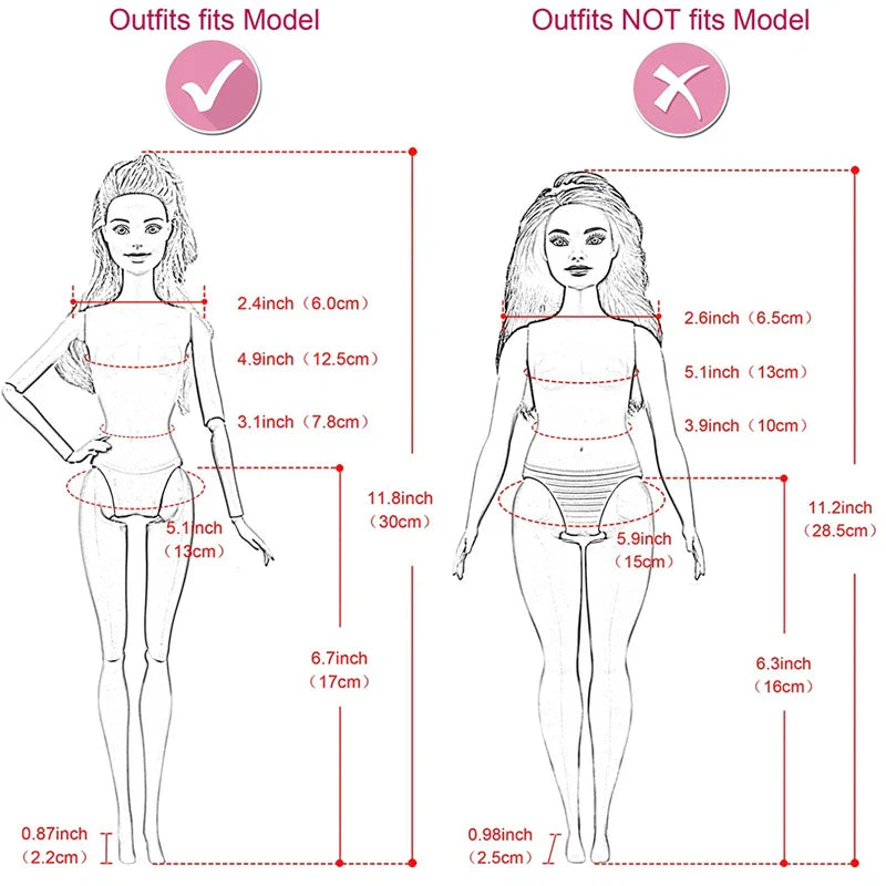 1/6 Doll Halloween Cosplay Outfit – Witch Dress, Cap, Belt, Bag & Broom for 12" BJD / 30cm Dolls