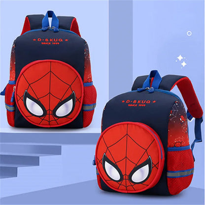 Spiderman 3D Stereo Backpack – Cartoon Student School Bag for Kindergarten, Super Heroes Design, Children’s Travel Bag, Perfect Gift for Kids