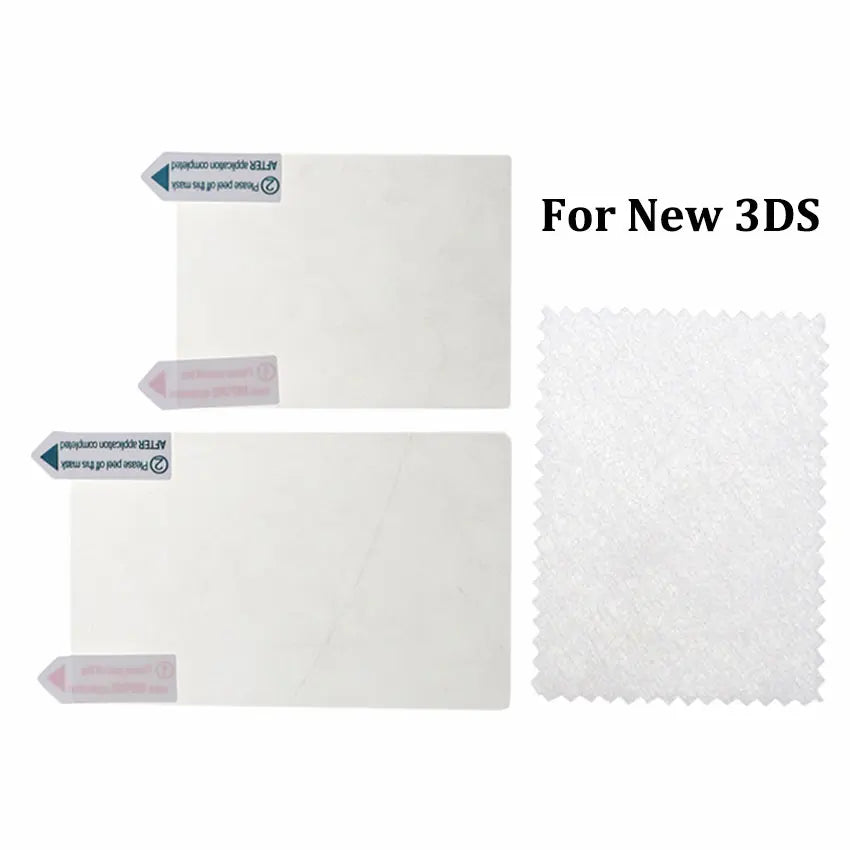 JCD Clear LCD Screen Protector Film for NDS, DSi, 2DS, 3DS XL/LL & New 3DSXL/LL