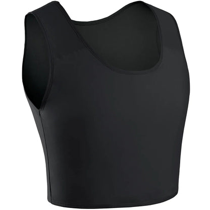 XUJI Transgender FTM Half Chest Binder – Breathable Tomboy Chest Compression for Comfort
