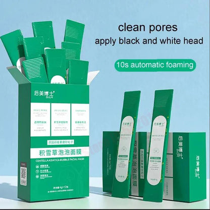 Deep Cleansing Bubble Mask – Hydrating & Purifying Face Mask with Centella Asiatica, Blackhead Removal, Mud Treatment
