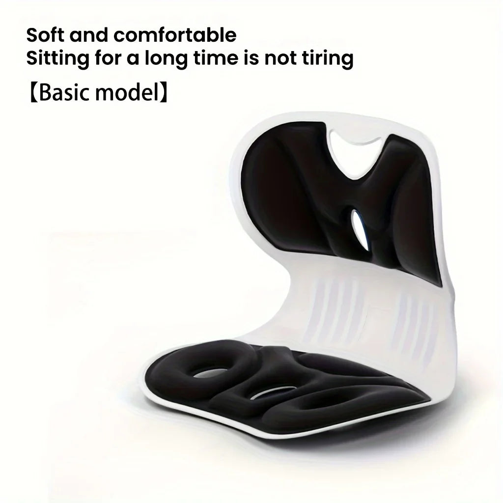 Ergonomic Lumbar Support Pillow — Anti-Fatigue Back Cushion for Study & TV, Breathable Washable Nylon Cover, Multi-Purpose