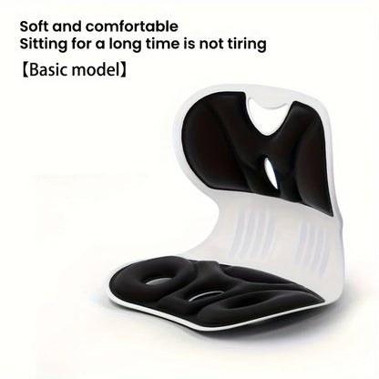 Ergonomic Lumbar Support Pillow — Anti-Fatigue Back Cushion for Study & TV, Breathable Washable Nylon Cover, Multi-Purpose