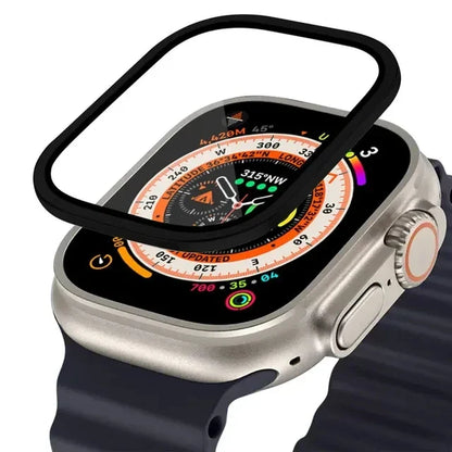 Aluminum Alloy Case with Tempered Glass – Anti-Scratch Screen Protector for Apple Watch Ultra 2 49mm & iWatch Ultra 49mm