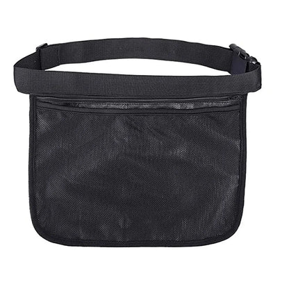 Tennis Ball Waist Bag Mesh Hip Pouch Holder – Portable Breathable Waist Pack for Tennis Balls Storage and Sports Training Accessory