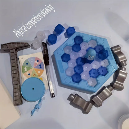 Save Penguin Ice Breaker Toy – Knocking & Disassembling Wall Board Game, Interactive Novelty Toy for Fun