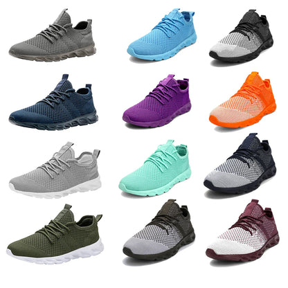 Men's Light Running Shoes – Comfortable, Breathable, Anti-Skid & Wear-Resistant Sneakers for Jogging & Sports