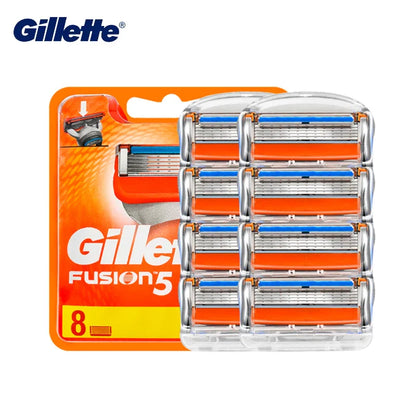 Gillette Fusion 5 Razor Blade Refills - 5-Layer Manual Shaving Head for Men's Face Care and Beard Removal