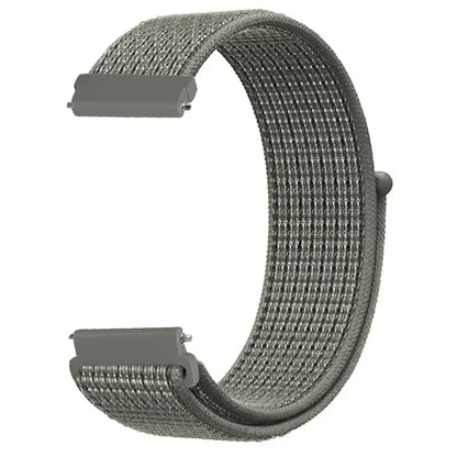 22mm Sport Nylon Loop Watch Band – Breathable Replacement Wristband for NORTH EDGE APACHE-46 Smartwatch, Durable Adjustable Strap