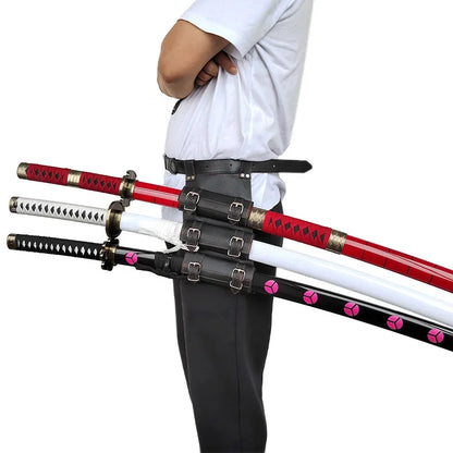 1:1 Roronoa Zoro Katana Wooden Toy Swords – Wado Ichimonji, Shusui, Enma Anime Cosplay Props & Collectible Weapons