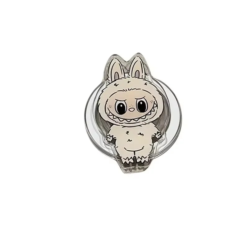 Labubu The Monsters Box — Magnetic Folding Phone Grip & Holder with Cute Cartoon Design for iPhone & Samsung
