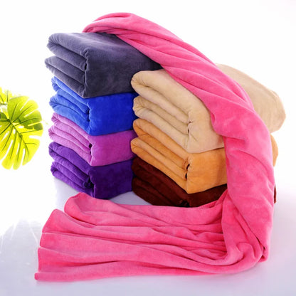 Thickened Large Microfiber Bath Towel – Super Absorbent and Quick-Drying Multi-Purpose Towel
