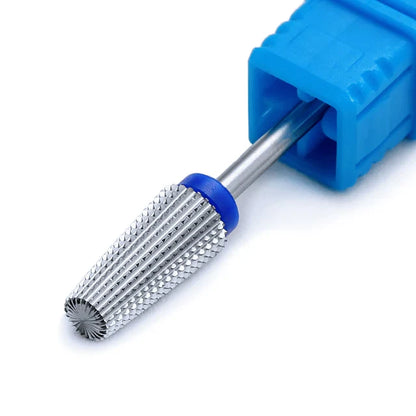 Purple 5-in-1 Tapered Carbide Nail Drill Bits - Milling Cutter for Manicure, Gel & Acrylic Removal, Nail Accessories Tool