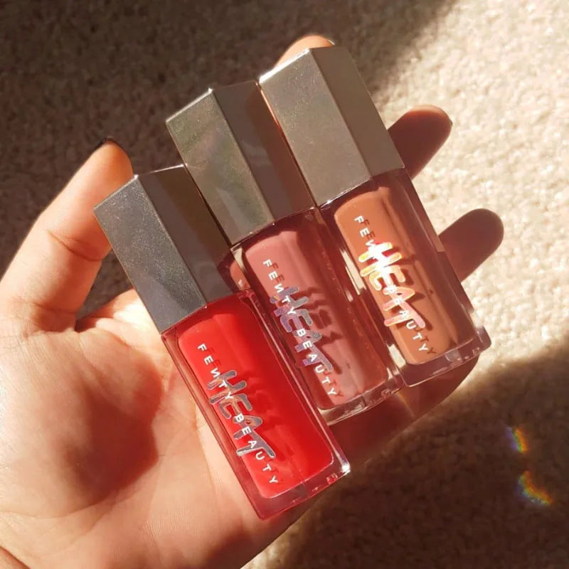 Fenty Beauty Lip Glaze – Moisturizing Glitter Lip Plumper Liquid Lipstick for Women & Beginners