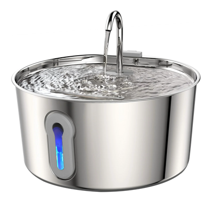 Automatic Cat Water Fountain - Stainless Steel Dog & Cat Water Dispenser with Filter