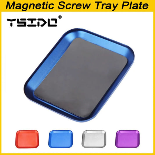 Aluminium Alloy Magnetic Screw Tray Plate: RC Repair Tool for Airplane, Car, Boat, Crawler - Axial SCX10 D90 D110 Model