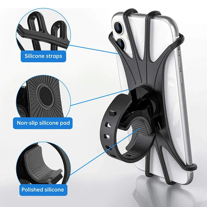 Bike Phone Holder – Universal Bicycle & Motorcycle Stand for iPhone, Samsung, Xiaomi, and Mobile Devices
