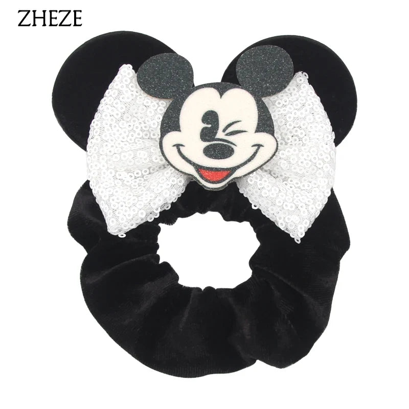 Velvet Mouse Scrunchies - Cute Elastic Ponytail Holders & Hair Accessories for Girls