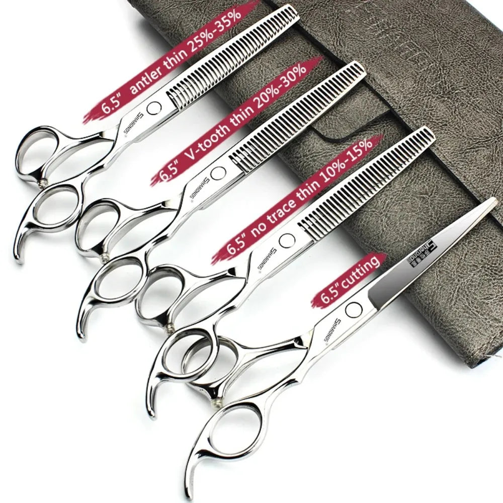 Professional Japanese Hair Cutting & Thinning Scissors – 6''/6.5''/7''/7.5'' Sharp Barber Shears for Salon & Home Use