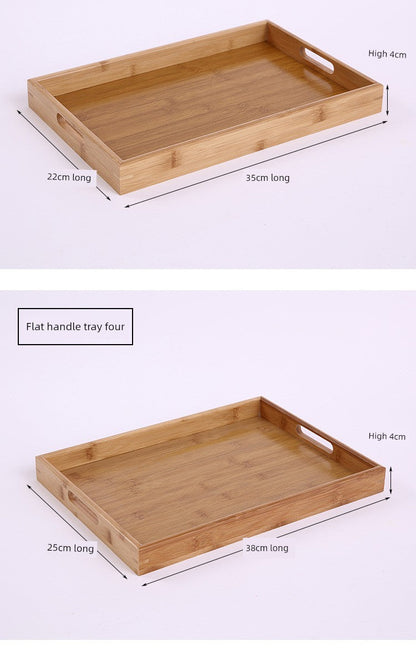 Rectangular Bamboo Tray – Household, Restaurant & Hotel Satchel Serving Tray