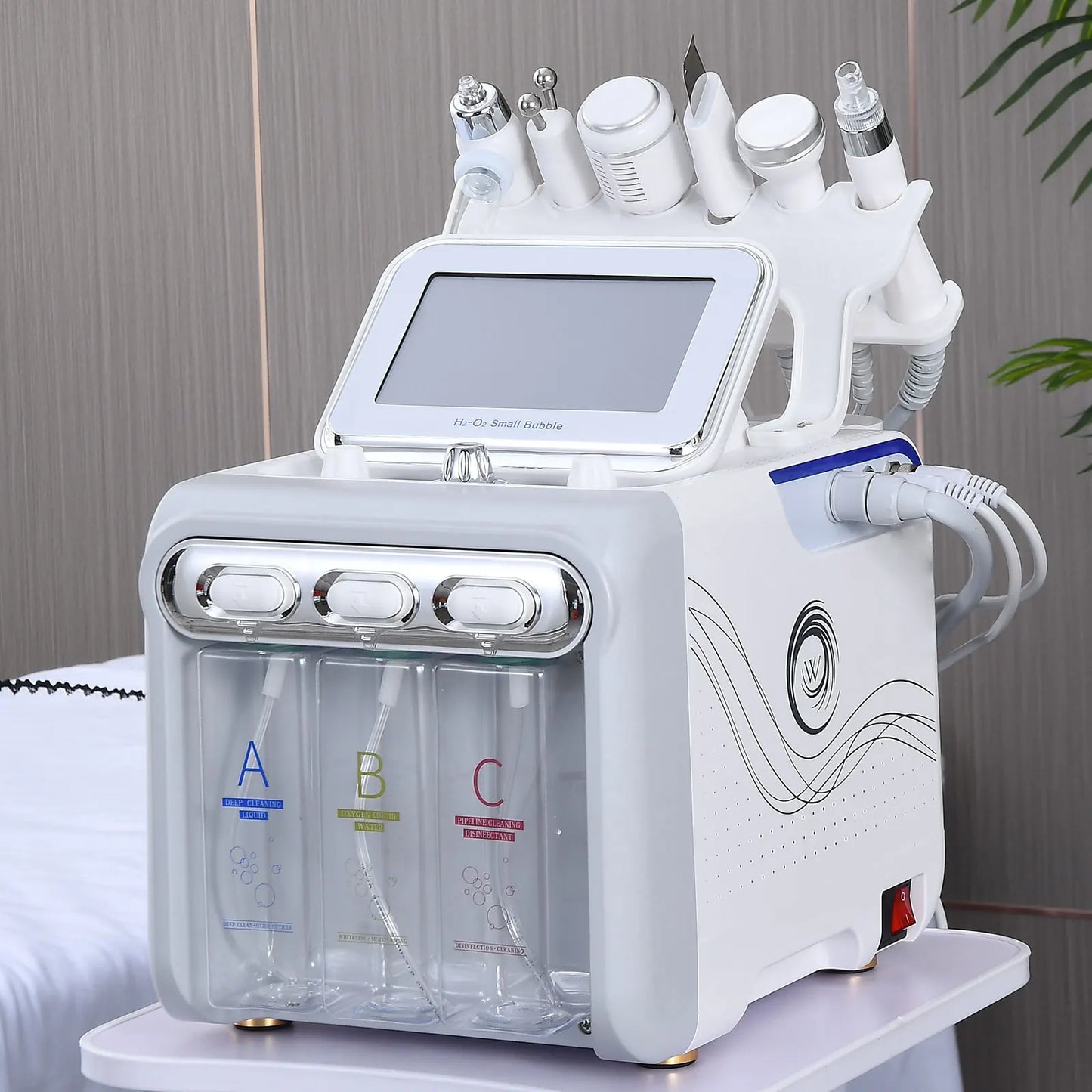 Professional Hydro Dermabrasion Machine – Skincare & Face Care Radiofrequency Facial Cleaning with Hydra Beauty Small Bubble Device